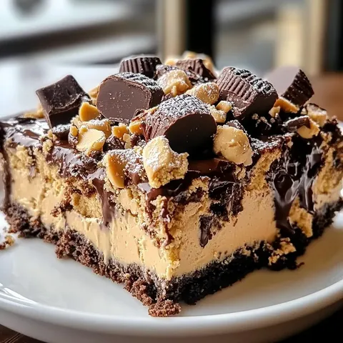 Peanut Butter Cup Dump Cake