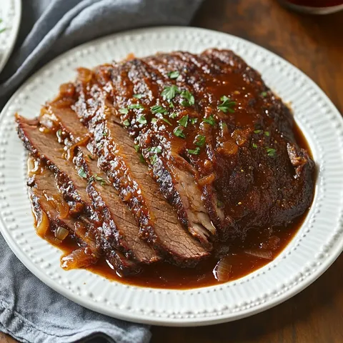 Sweet & Tangy Slow-Cooker Brisket