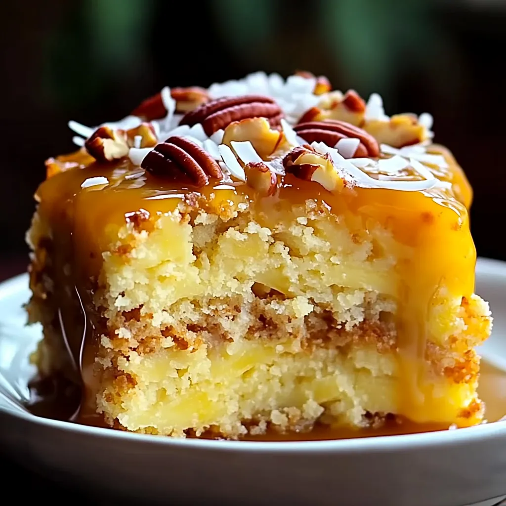 Pineapple Coconut God Bless America Cake Recipe