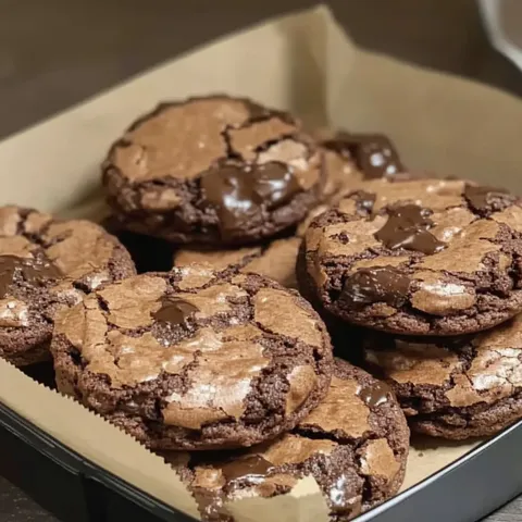 Fudgy Brownie Mix Cookies