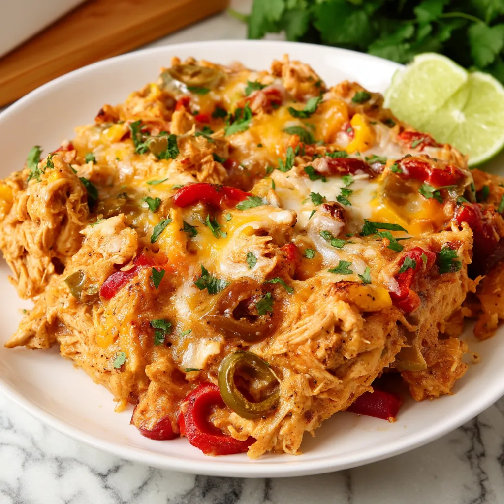 Chicken Fajita Casserole