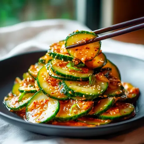 Spicy Korean Cucumber Salad