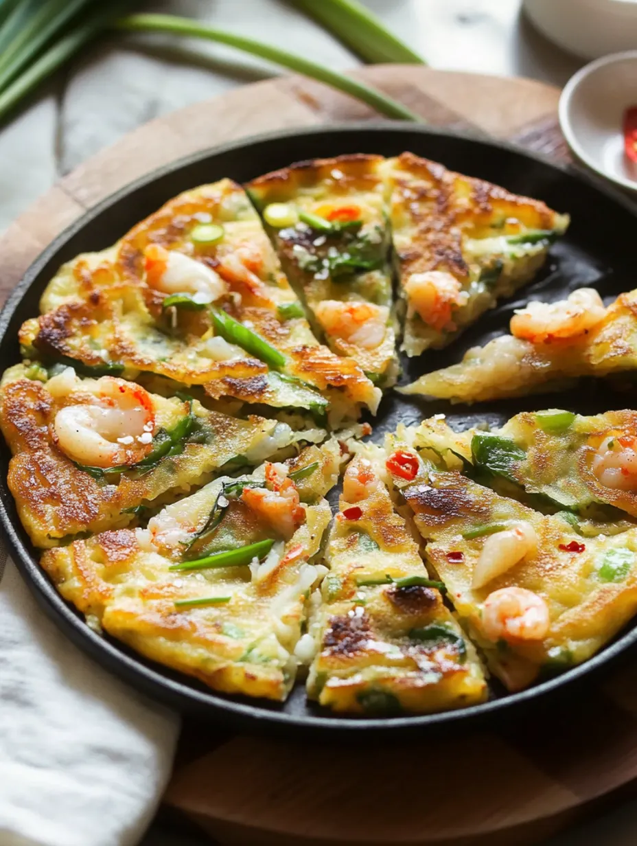 Korean Seafood Pancake (Haemul Pajeon) Recipe