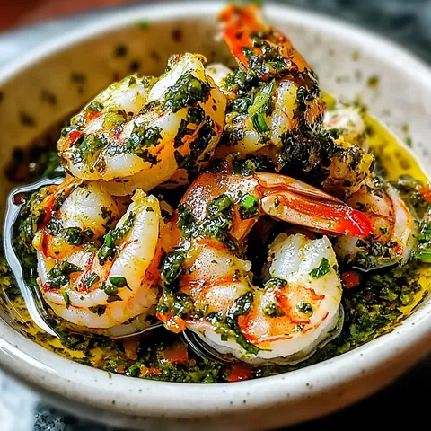 Zesty Shrimp with Chimichurri Sauce