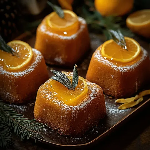 Orange Ginger Honey Cakes