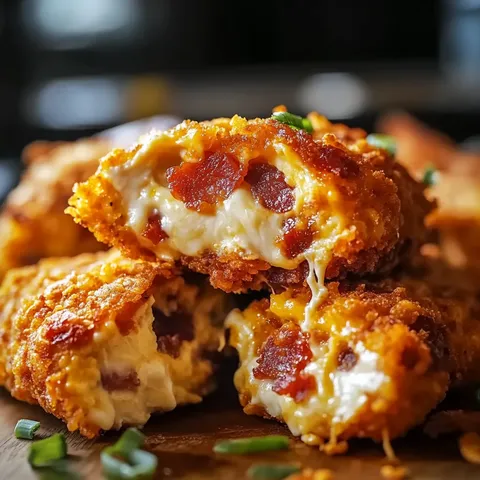 Cream Cheese & Bacon Stuffed Doritos Chicken
