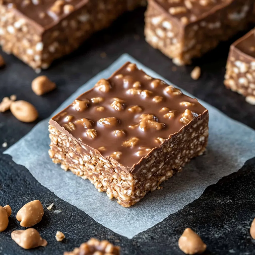 No-Bake Homemade Crunch Bars