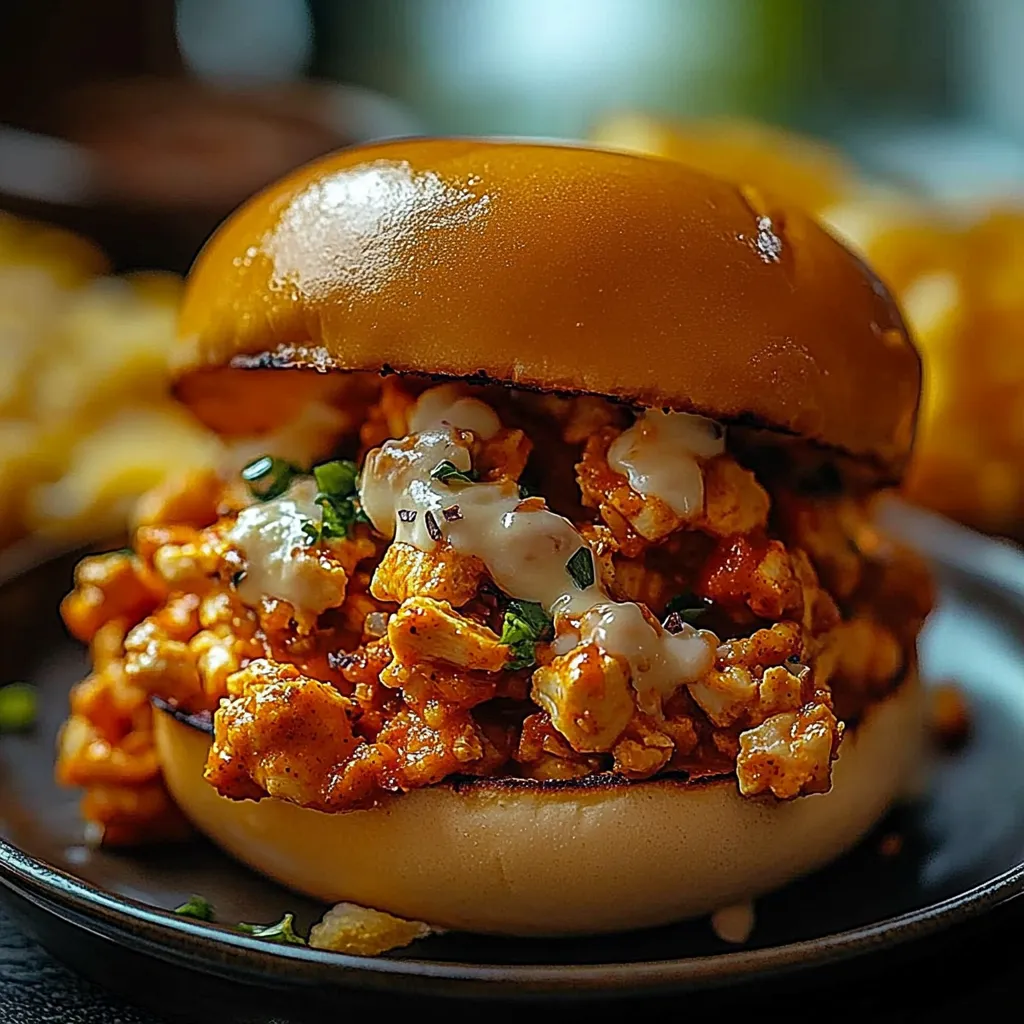 Cajun Chicken Sloppy Joes
