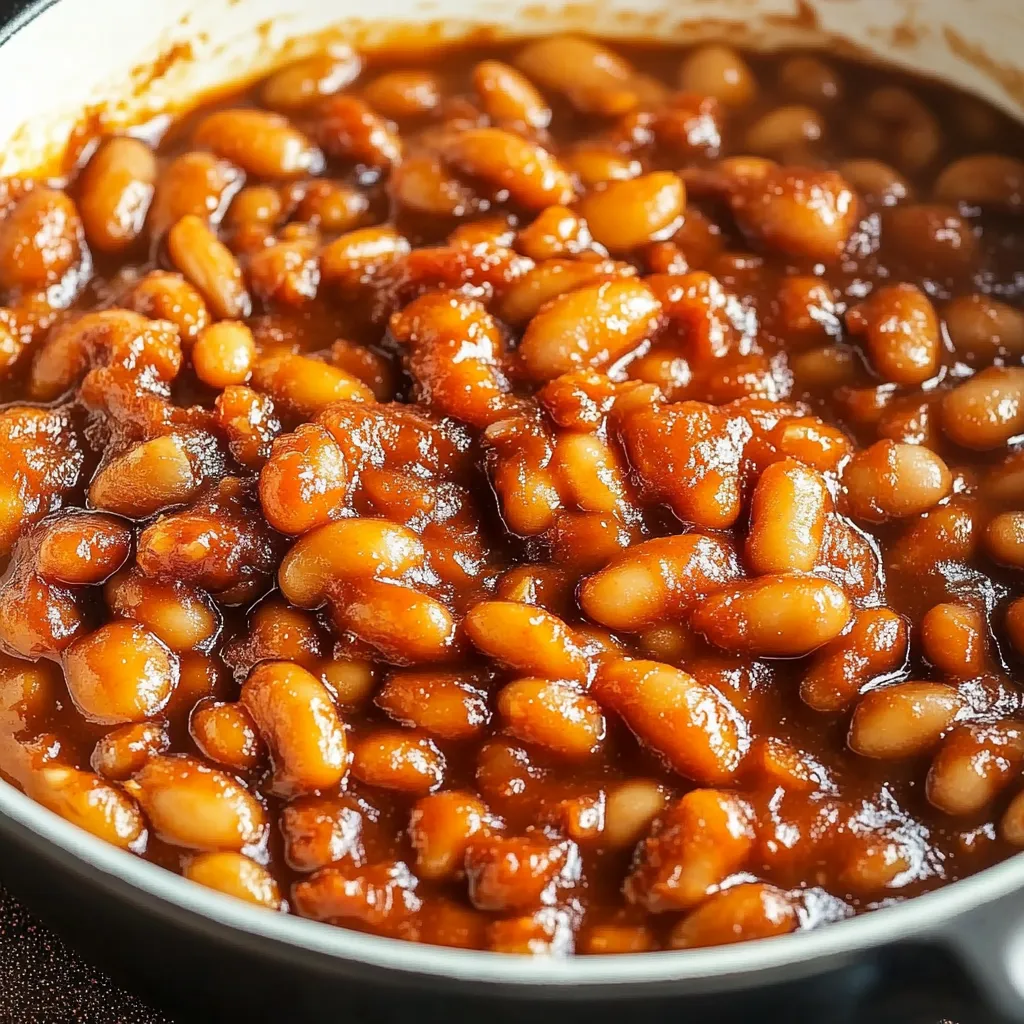 BBQ Baked Beans with Bacon & Brown Sugar
