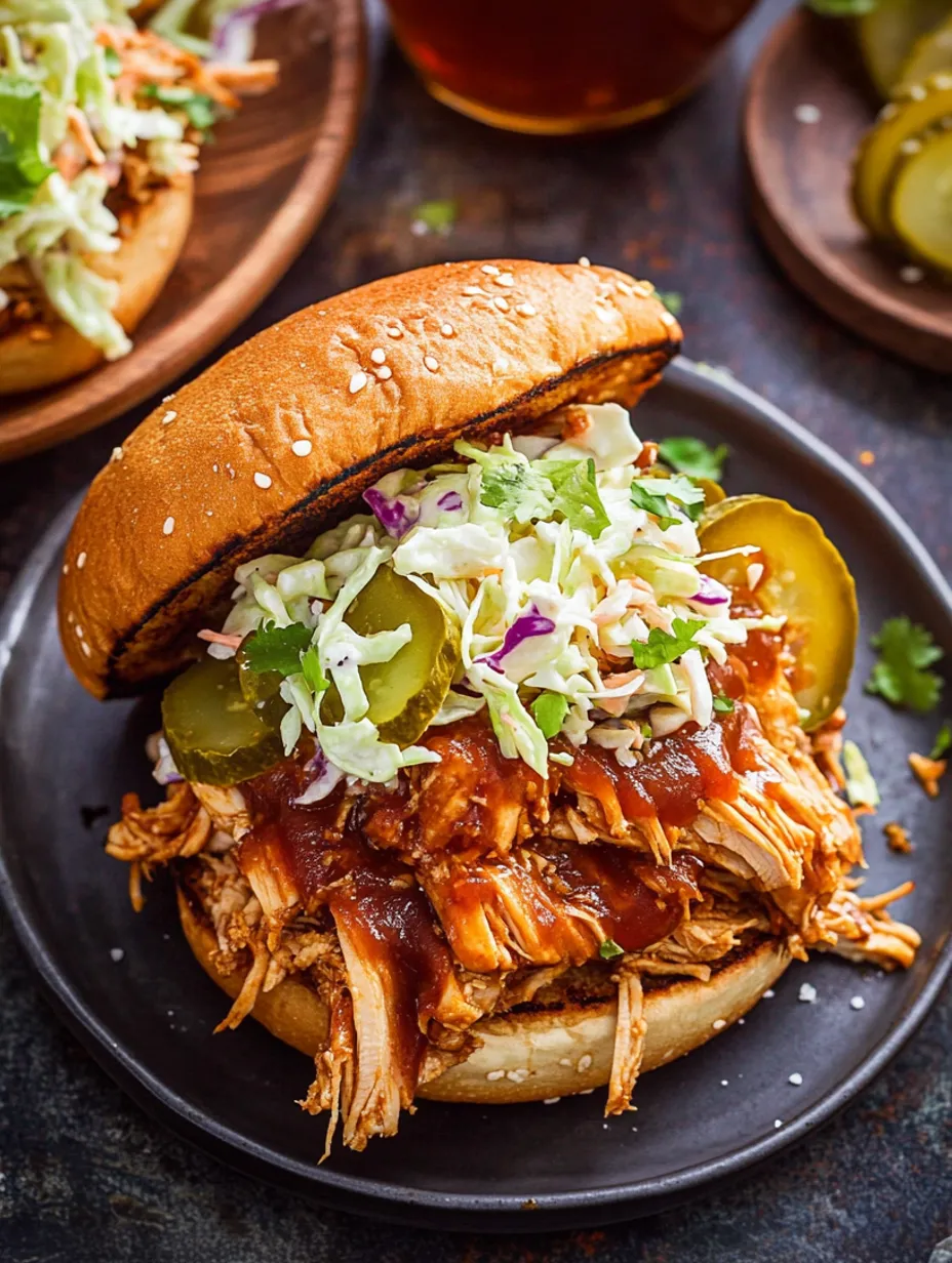 Crockpot BBQ Pulled Chicken