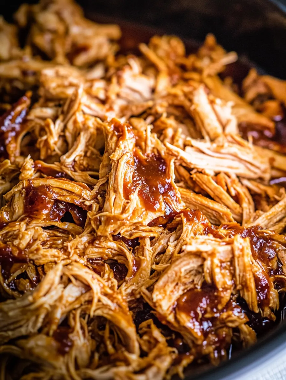 Crockpot BBQ Pulled Chicken