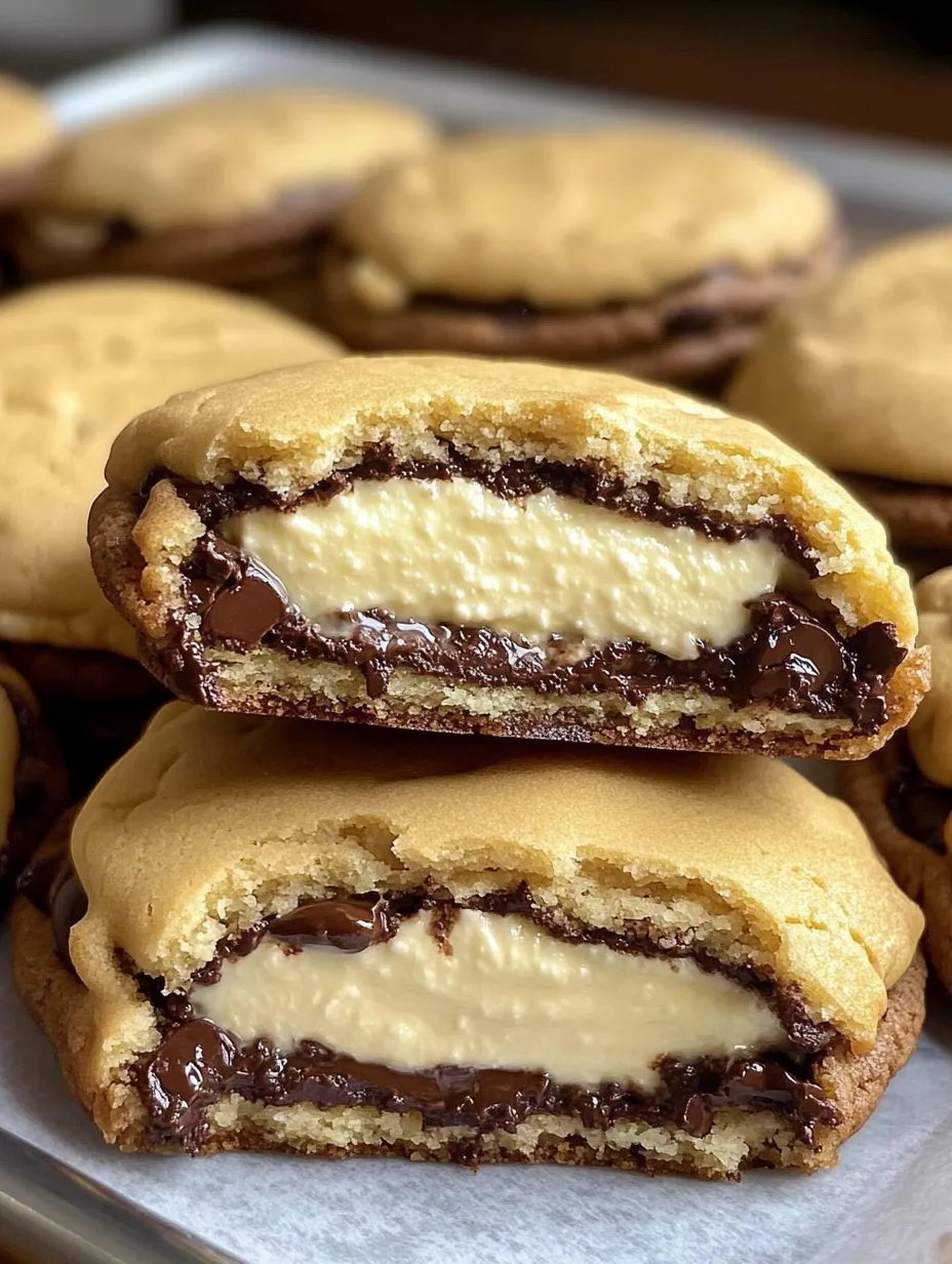 Cheesecake Stuffed Chocolate Chip Cookies