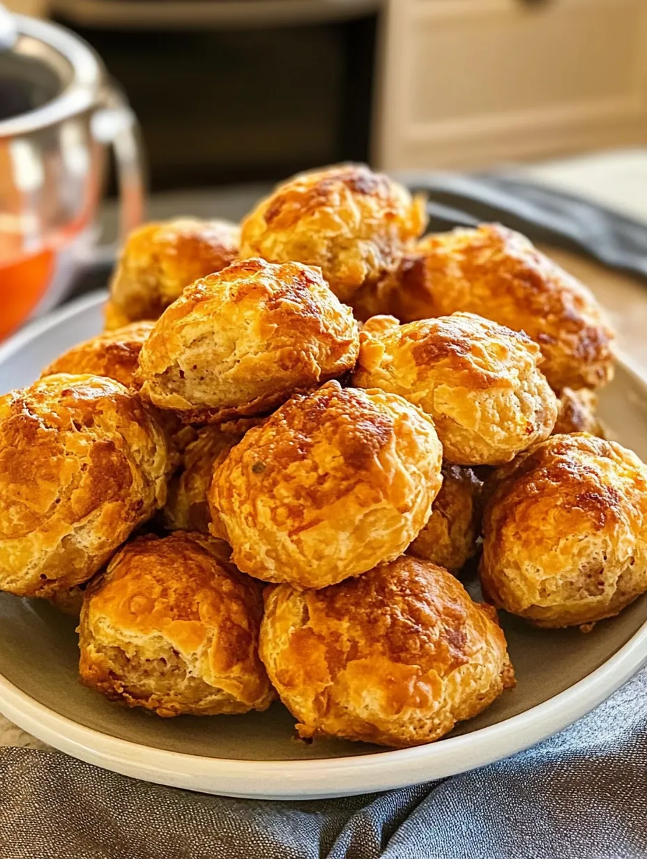 3-Ingredient Sausage Cheese Balls