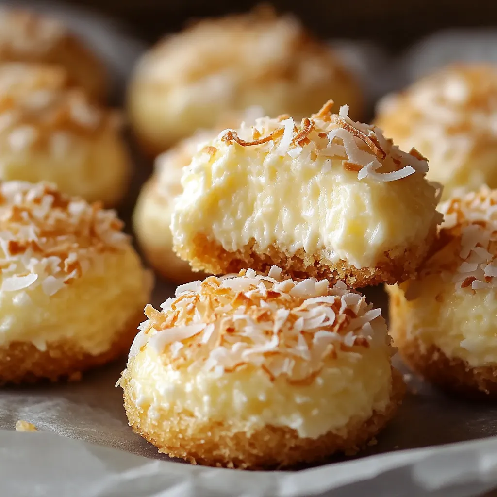 Lemon Coconut Cheesecake Cookies