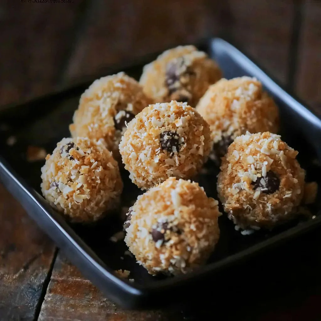 No-Bake Chocolate Coconut Graham Balls