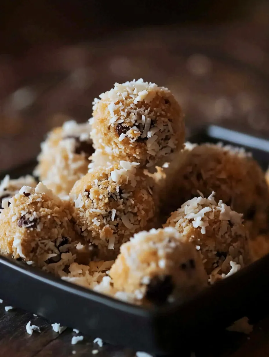 No-Bake Chocolate Coconut Graham Balls
