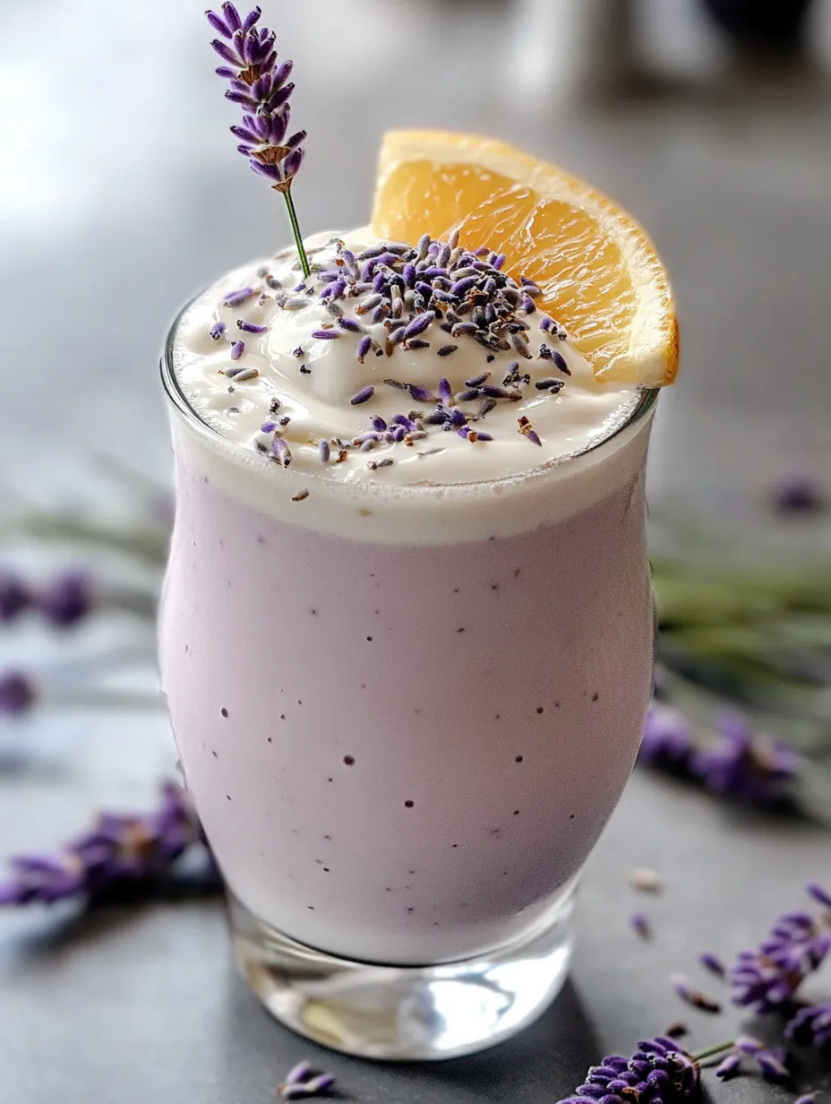 Earl Grey Lavender Milkshake