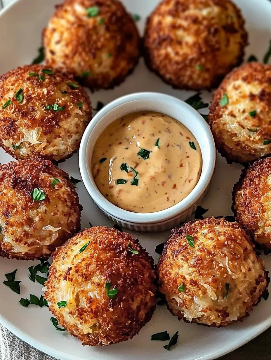 Reuben Balls with Spicy Thousand Island Sauce