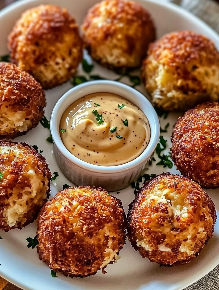 Reuben Balls with Spicy Thousand Island Sauce