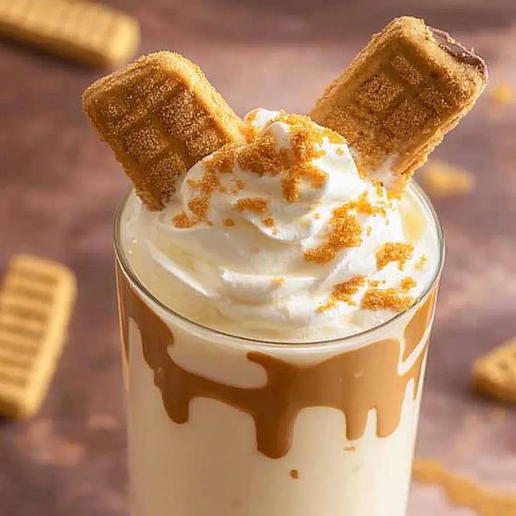 Creamy Biscoff Milkshake