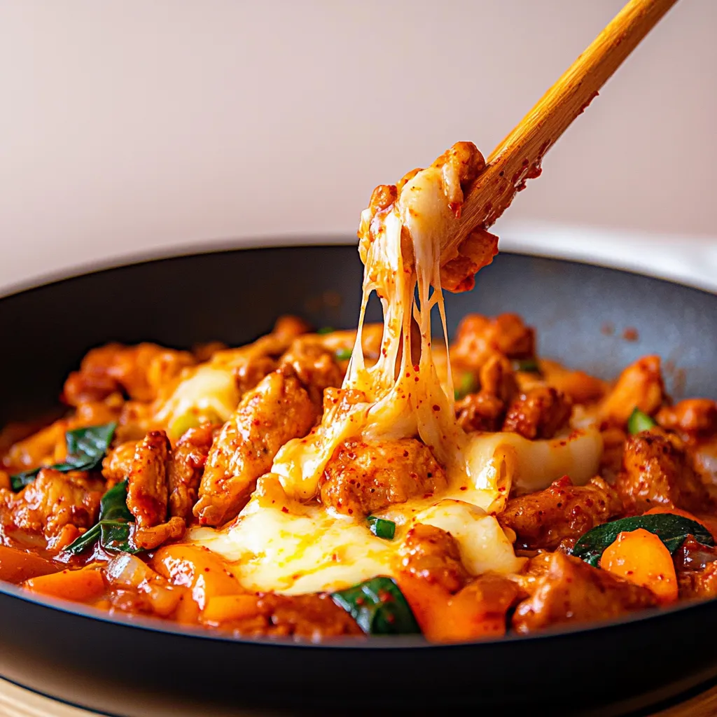 Korean Cheese Dakgalbi