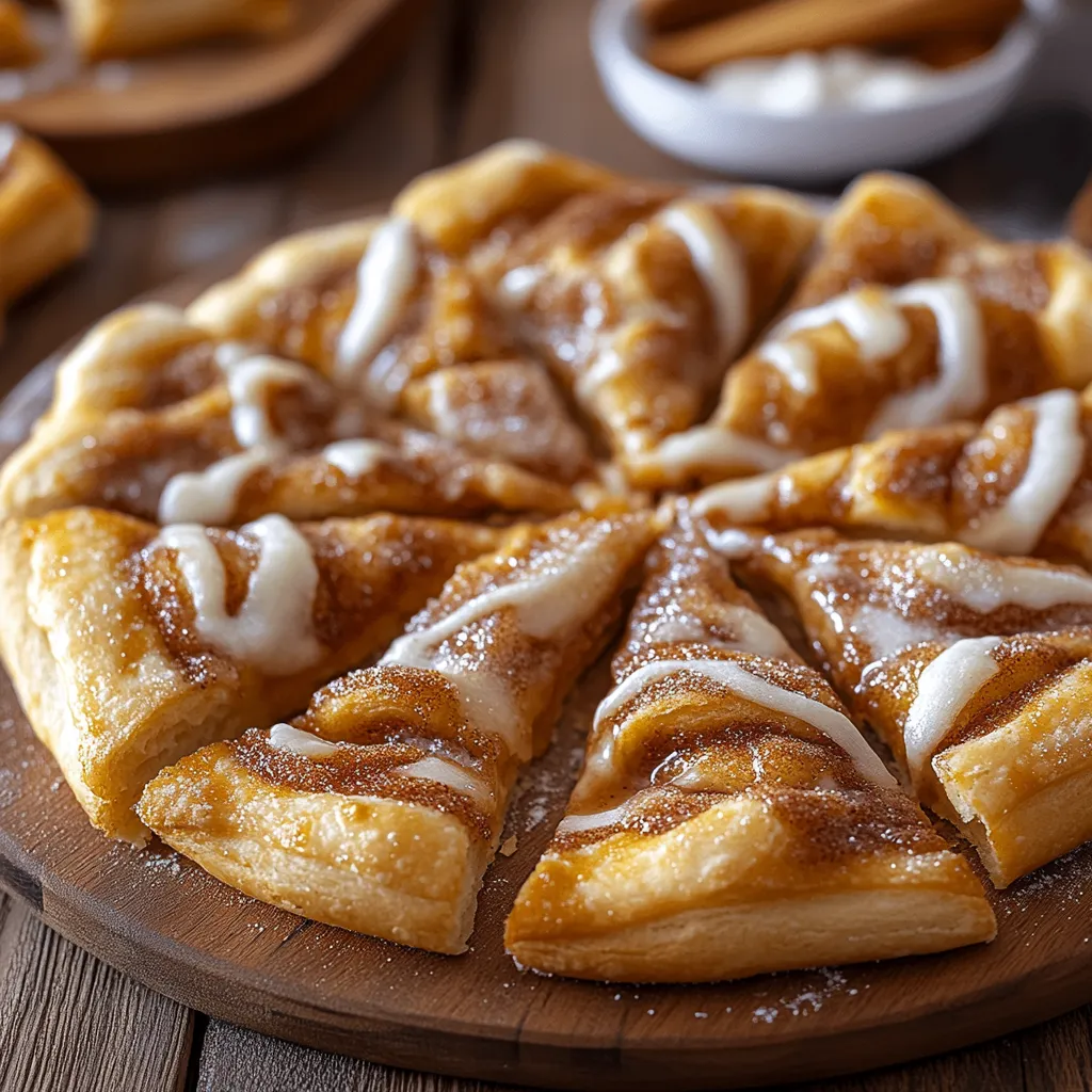 Crescent Roll Cinnamon-Sugar Pizza