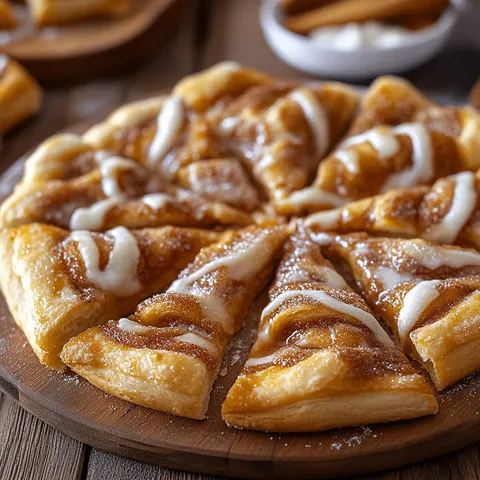 Crescent Roll Cinnamon-Sugar Pizza