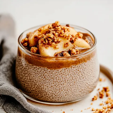 Apple Crumble Chia Pudding