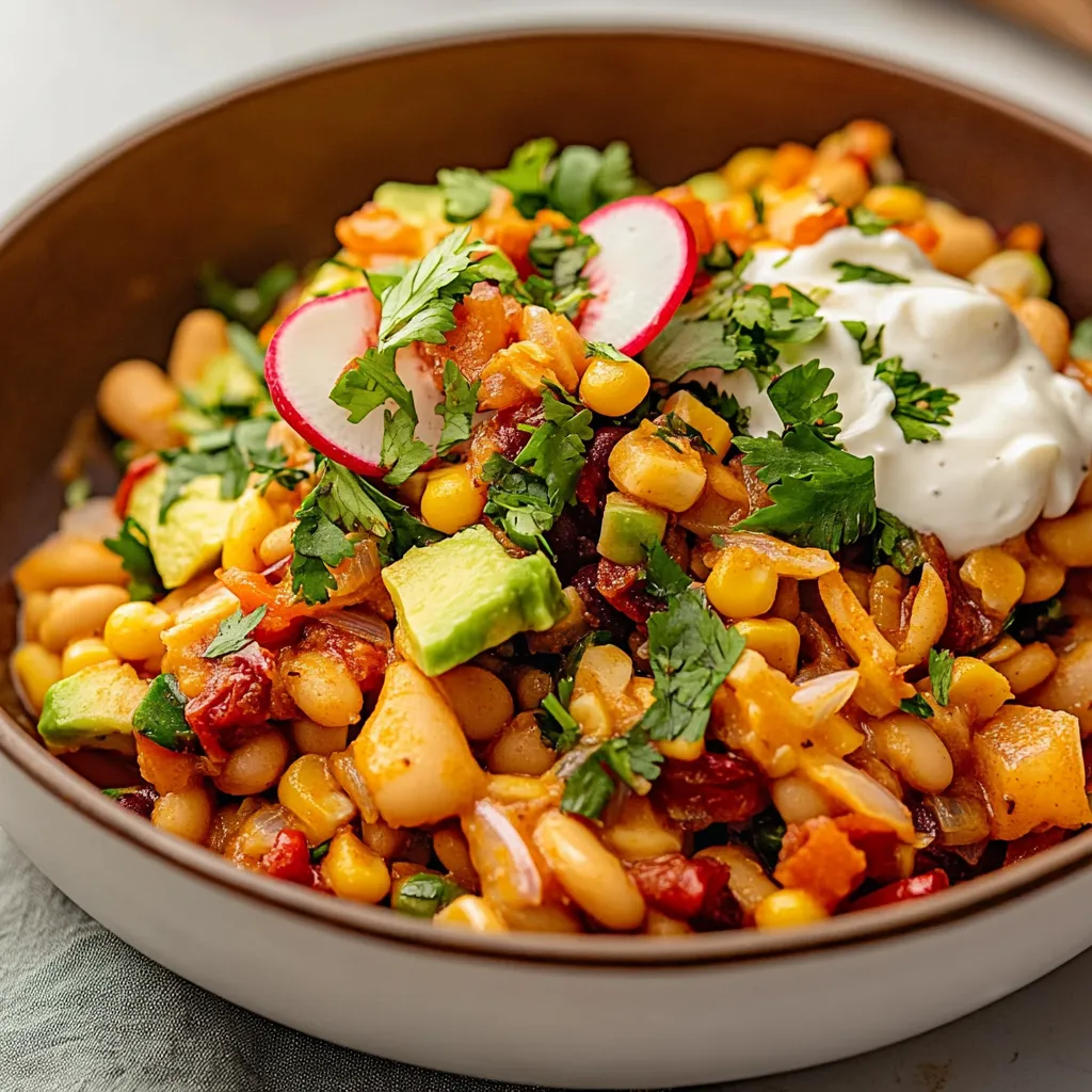 Creamy Chipotle Bean Salad