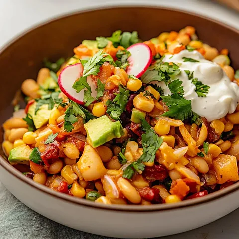 Creamy Chipotle Bean Salad