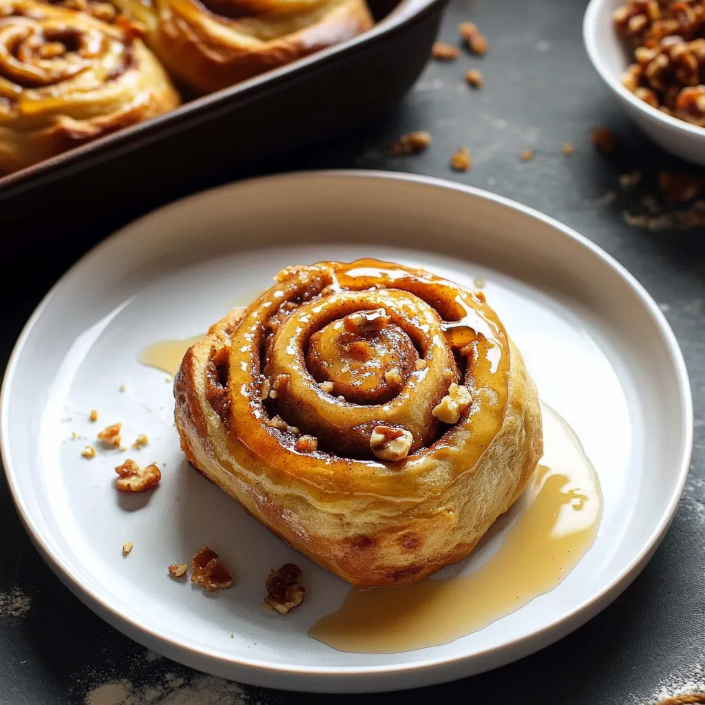 Orange Walnut Cinnamon Rolls