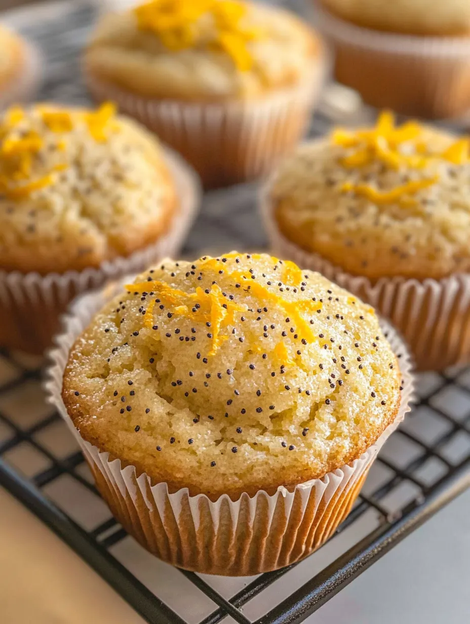 Vegan Orange Poppy Seed Muffins