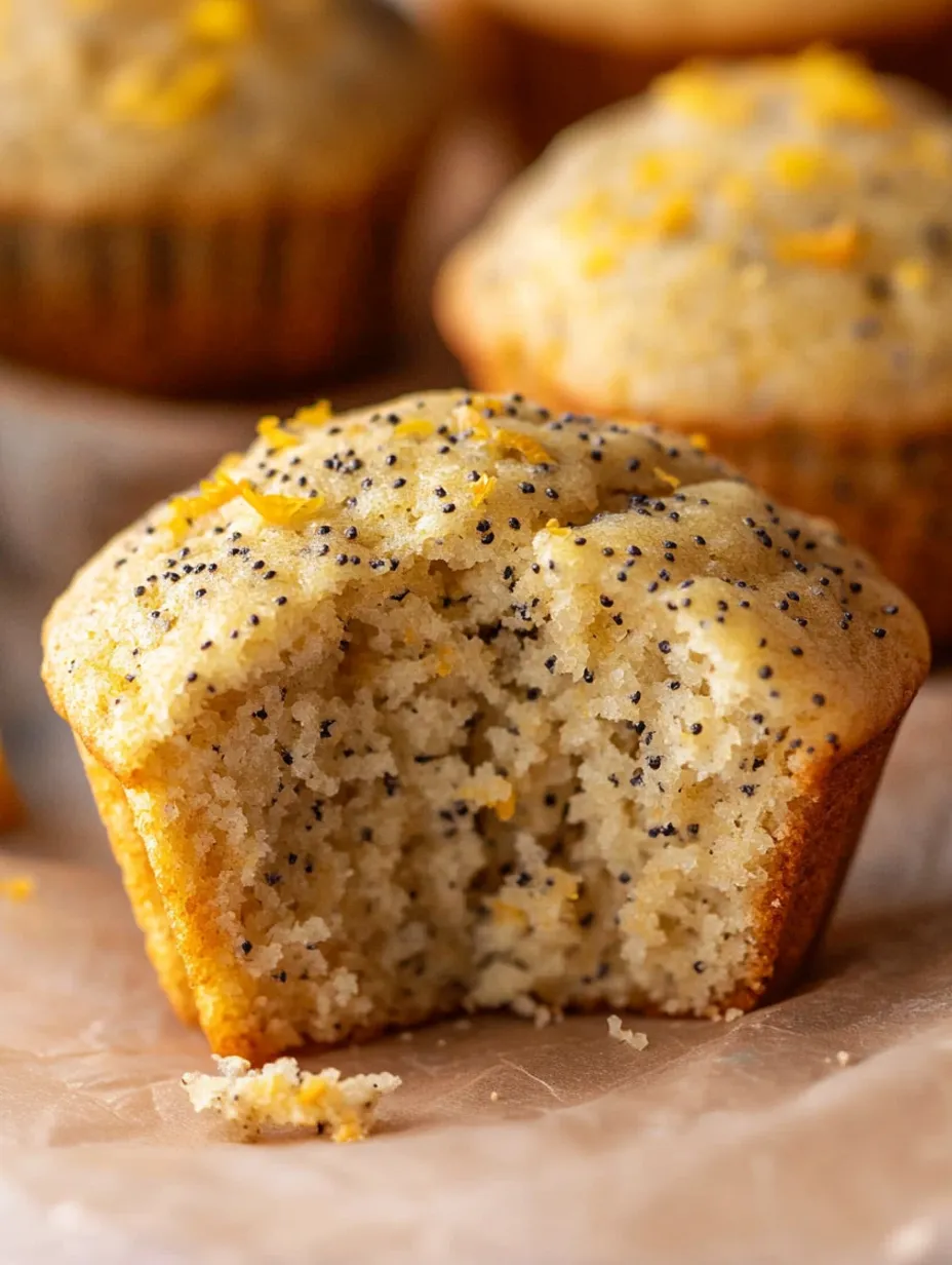 Vegan Orange Poppy Seed Muffins