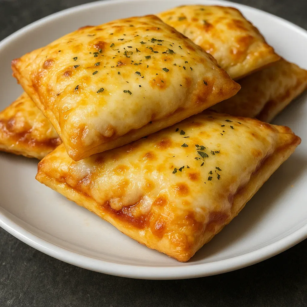 Homemade Easy Cheesy Pizza Pockets