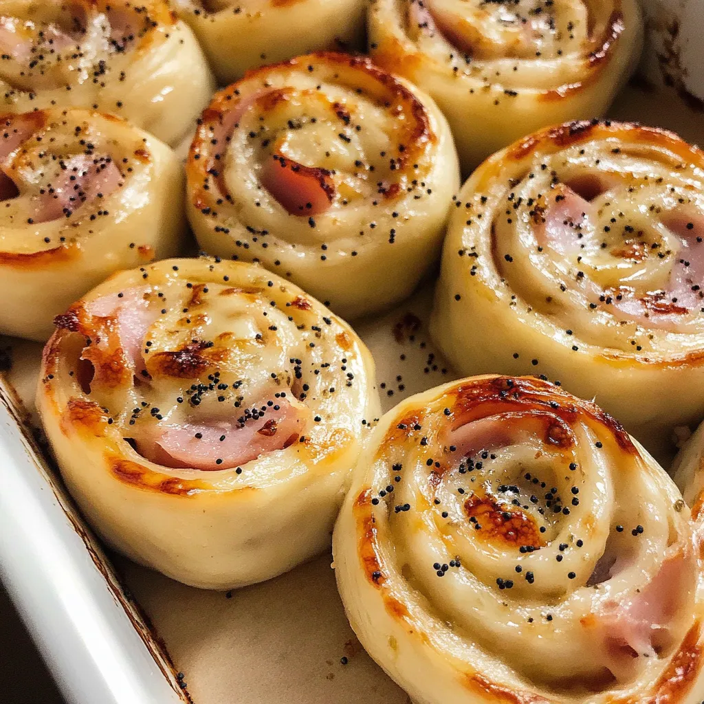 Cheesy Ham Rolls