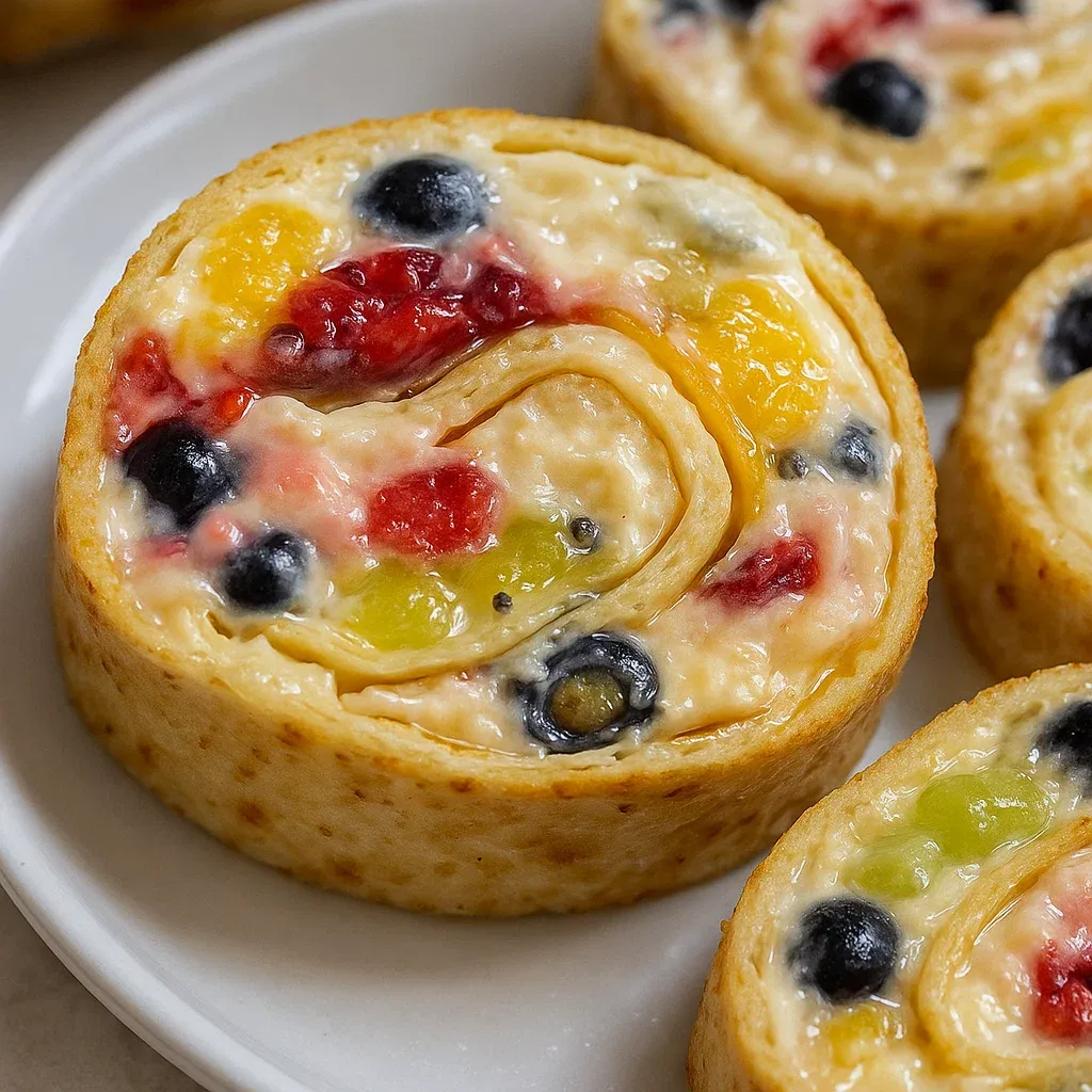 Fruit Cheesecake Roll Ups