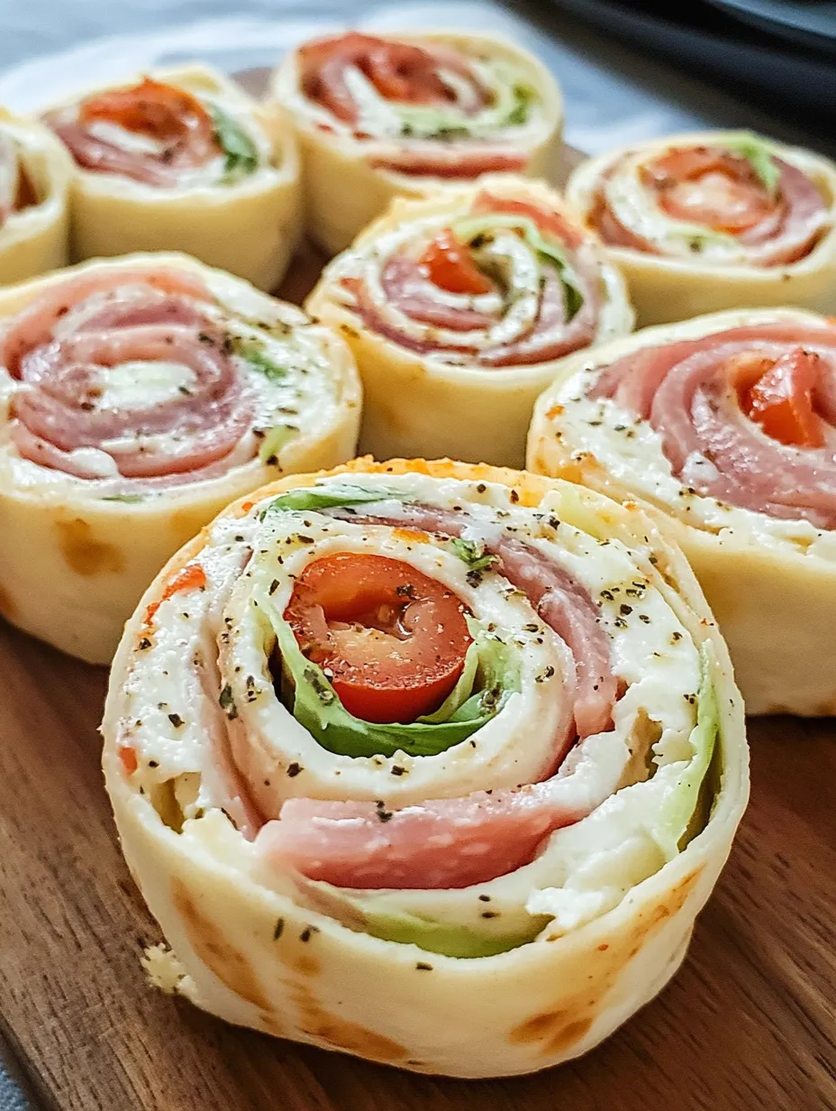 Zesty Italian Pinwheels