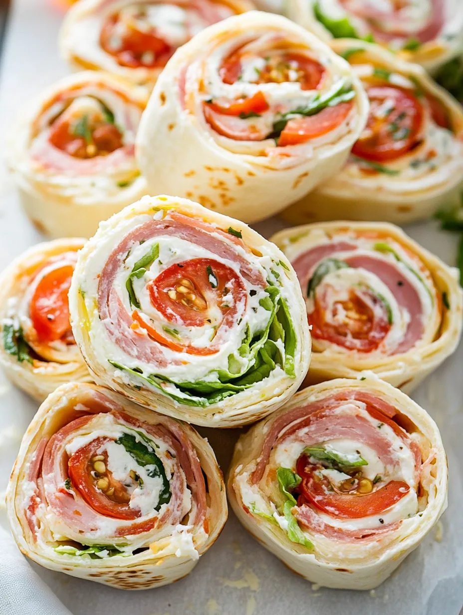 Zesty Italian Pinwheels