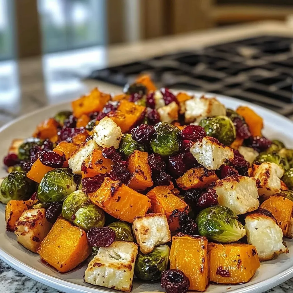 Cranberry-Glazed Roasted Vegetables