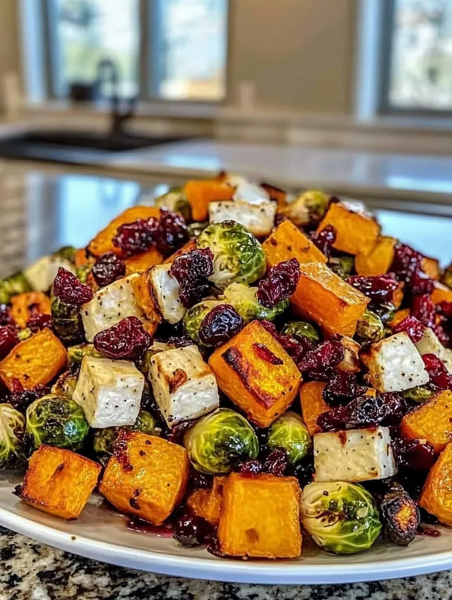 Cranberry-Glazed Roasted Vegetables