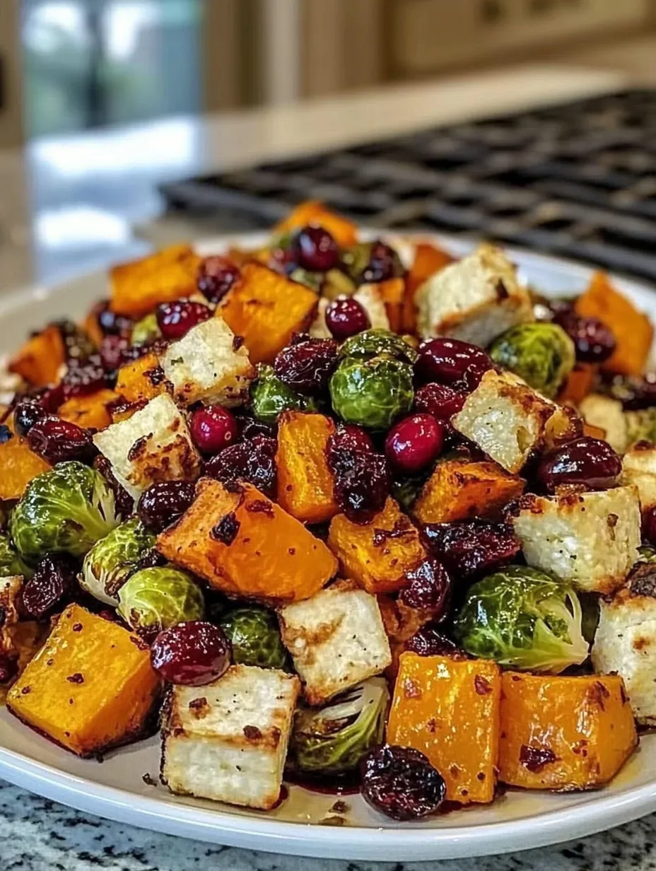 Cranberry-Glazed Roasted Vegetables