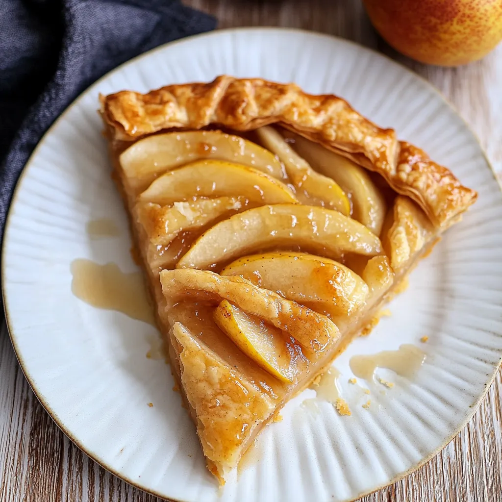 Puff Pastry Pear Galette
