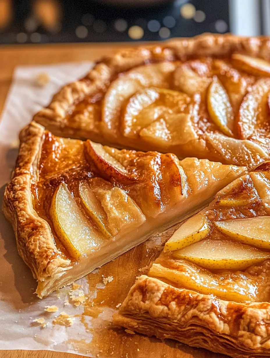 Puff Pastry Pear Galette
