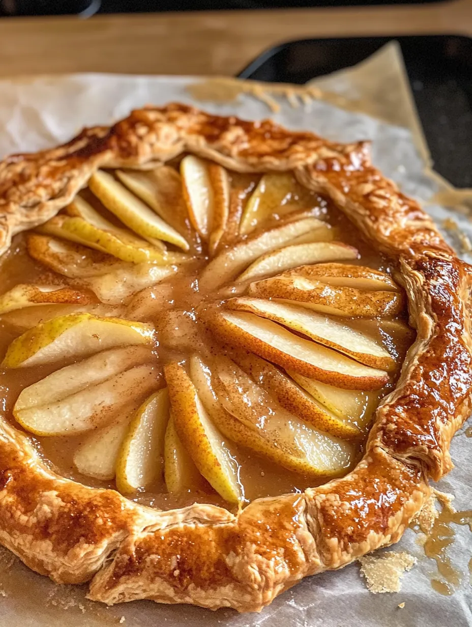 Puff Pastry Pear Galette