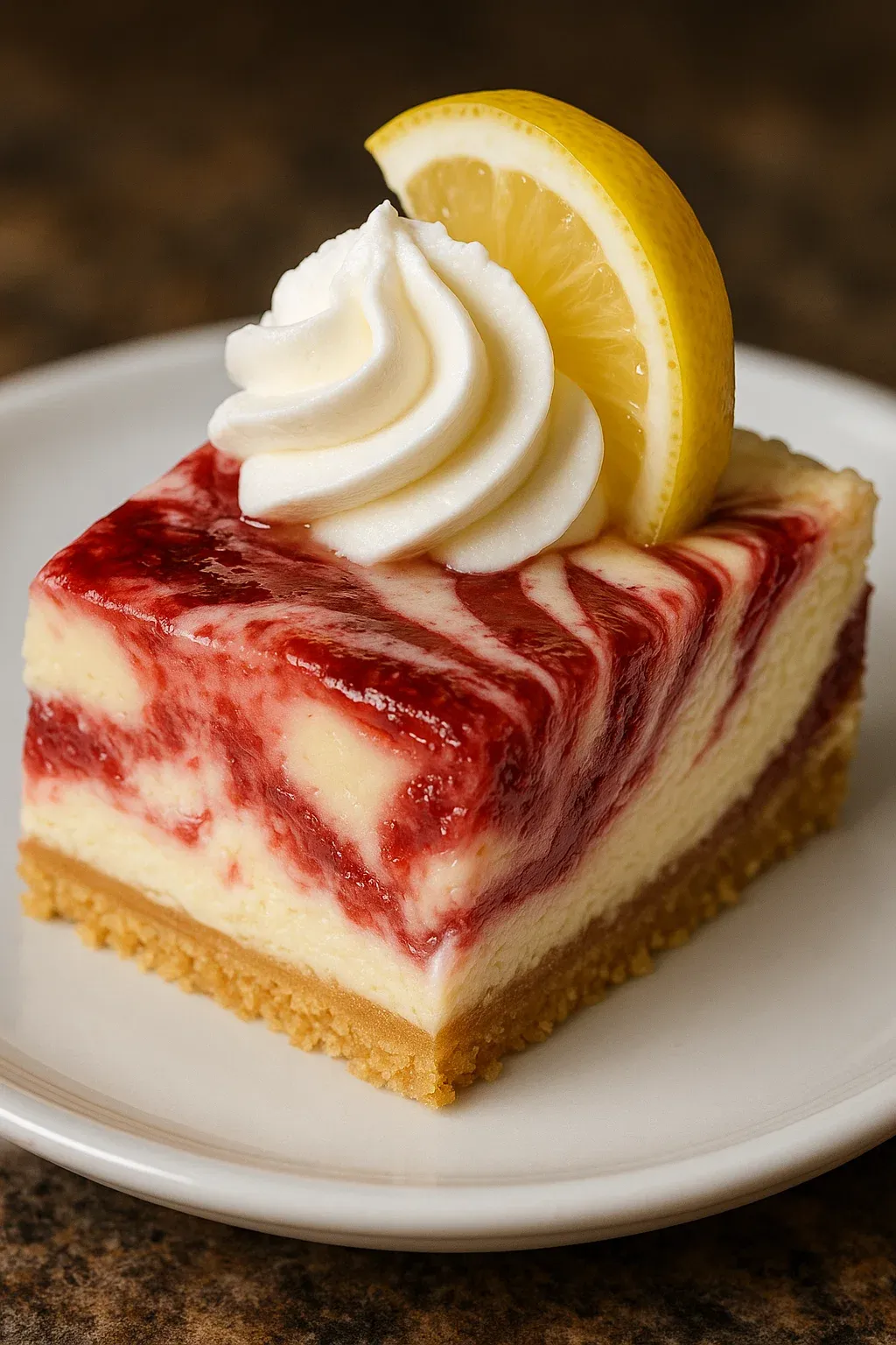 Raspberry Lemon White Chocolate Cheesecake Recipe