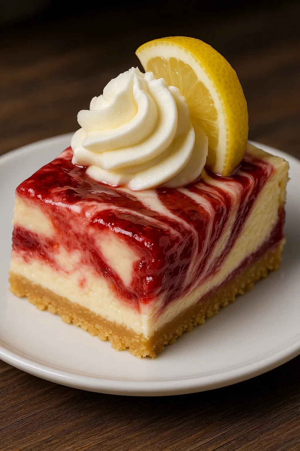 Raspberry Lemon White Chocolate Cheesecake Recipe