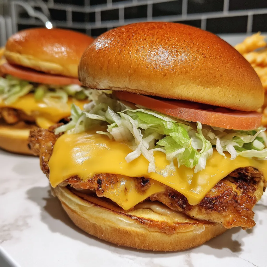 Smash Burger with Chicken