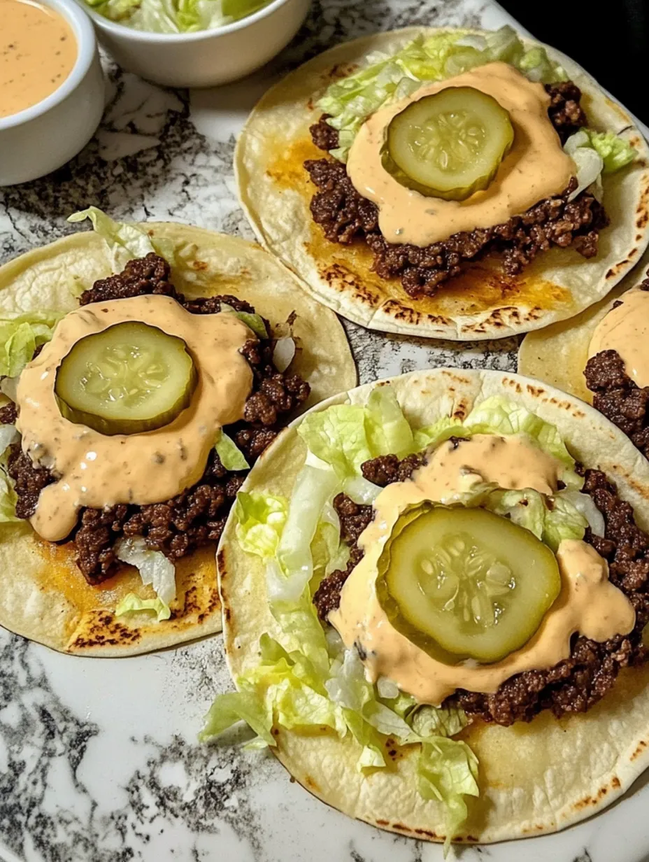 Big Mac Smash Tacos