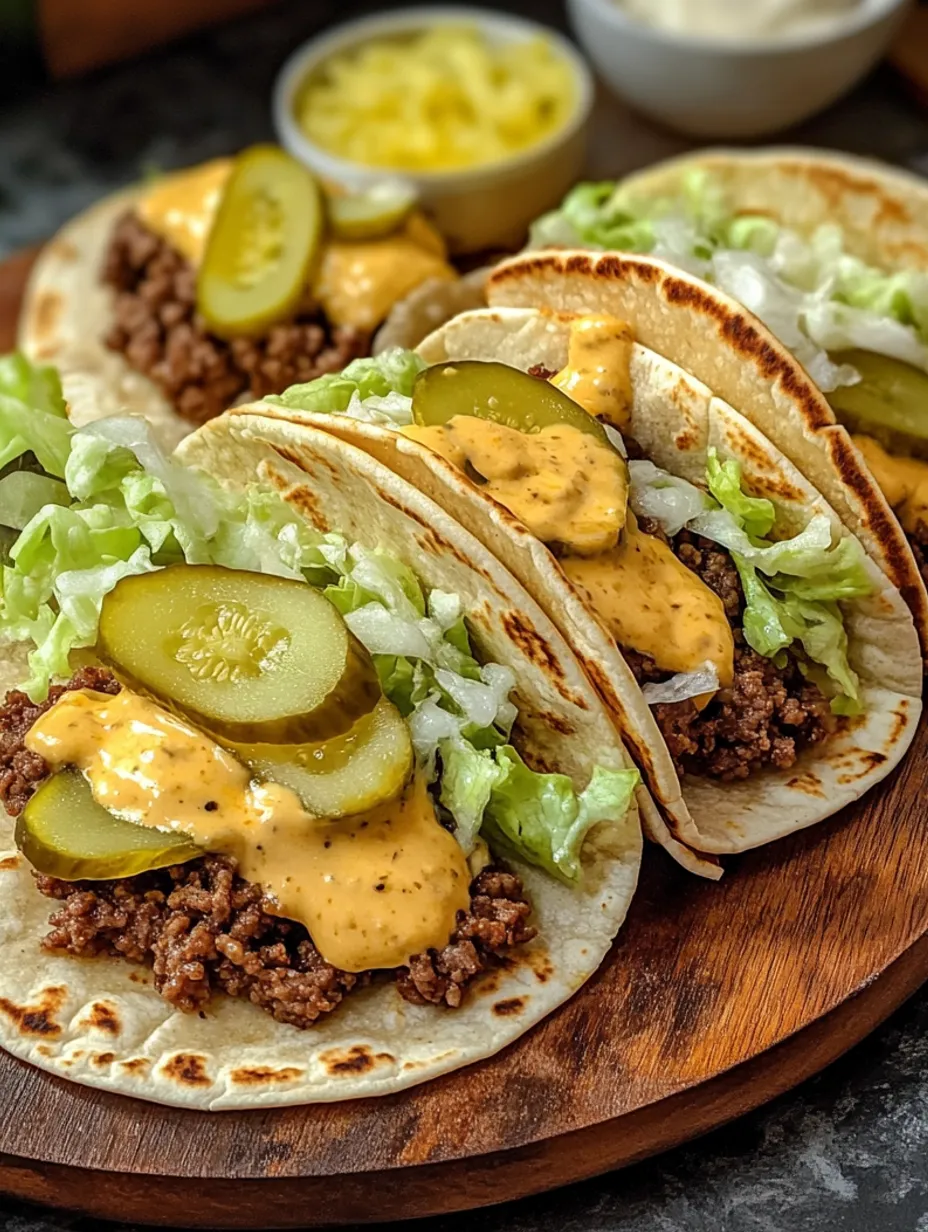 Big Mac Smash Tacos
