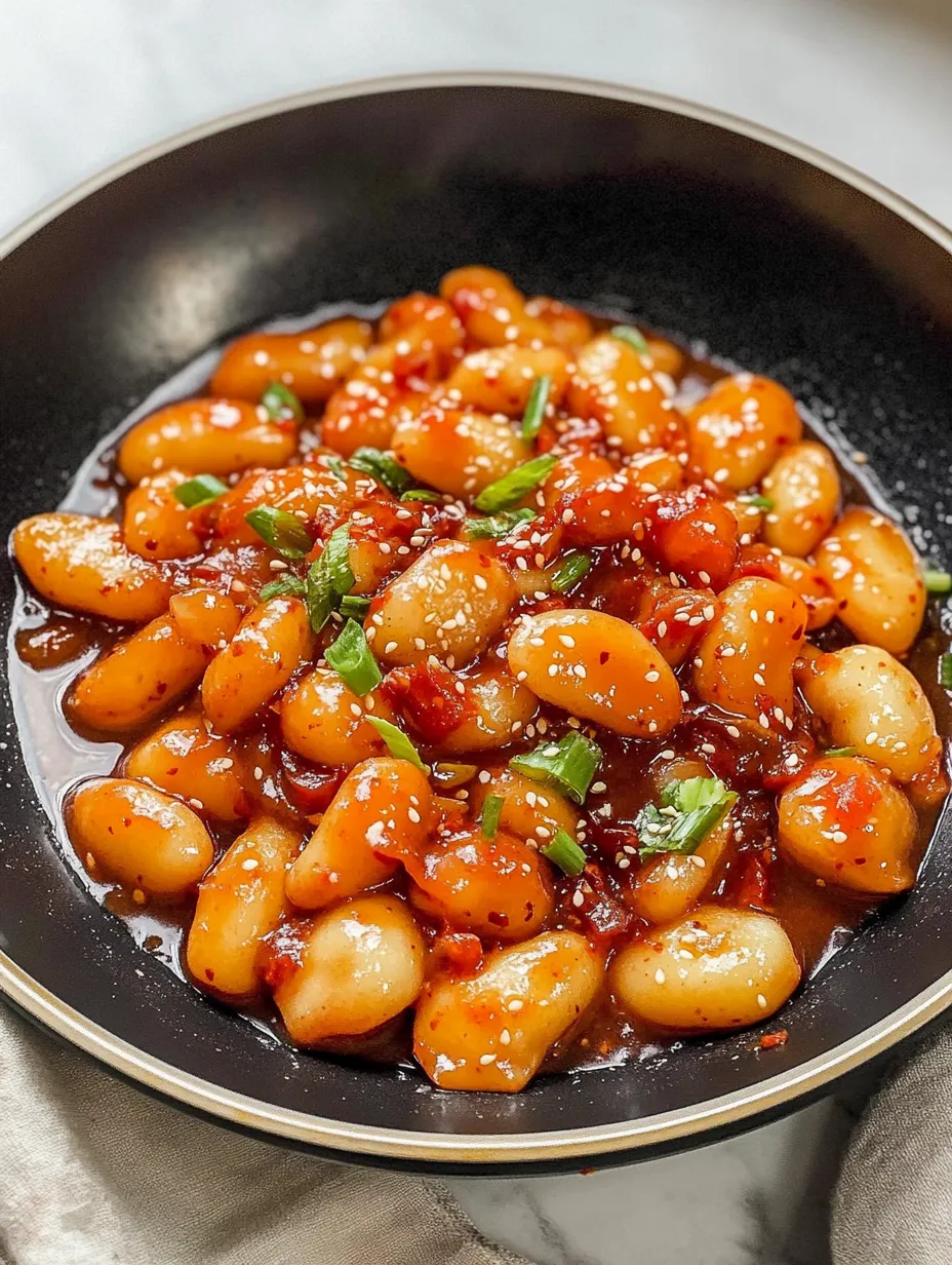 Gochujang Gnocchi with Creamy Cherry Tomato Sauce